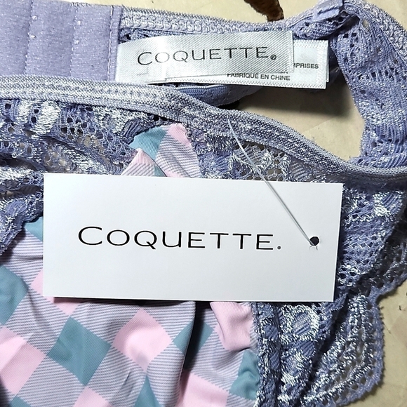 Coquette Bra, Garter Belt & G-string Set - Picture 4 of 6